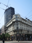 Центр Белграда. Восстановленный после бомбежек НАТО