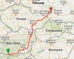 32-й день. Австрия - Чехия -Польша