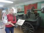 Музей в Ивановском. Тачанка с пулеметом