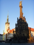 Чехия. Оломоуц. Чумная колонна. Их воздвигали в городах по случаю окончания чумы. Эта является одной из самых крупных - 35 метров в высоту, и занесена в список Всемирного наследия ЮНЕСКО