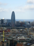 Испания. Барселона. Саграда де Фамилия. Вид с башни на город