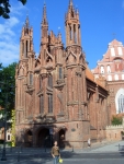 Вильнюс. Костел святой Анны