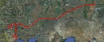 Карта пробега МотоУкраина 2008