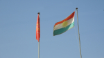 Флаг РПК + флаг Курдистана